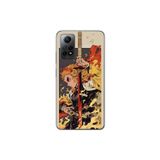 Dali Design Xiaomi Redmi Note 12 Pro Uyumlu Şeffaf Kılıf Demon Slayer 3 Tasarımlı