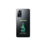 Dali Design Xiaomi Redmi Note 12 Pro Uyumlu Şeffaf Kılıf Mega Death Tasarımlı