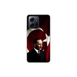 Dali Design Xiaomi Redmi Note 12 Uyumlu Şeffaf Kılıf Atatürk 4 Tasarımlı