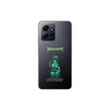 Dali Design Xiaomi Redmi Note 12 Uyumlu Şeffaf Kılıf Mega Death Tasarımlı