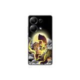 Dali Design Xiaomi Redmi Note 13 Pro Uyumlu Şeffaf Kılıf Demon Slayer 2 Tasarımlı