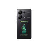 Dali Design Xiaomi Redmi Note 13 Pro Uyumlu Şeffaf Kılıf Mega Death Tasarımlı