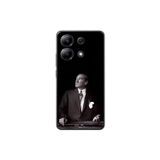 Dali Design Xiaomi Redmi Note 13 Uyumlu Şeffaf Kılıf Atatürk 3 Tasarımlı