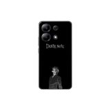 Dali Design Xiaomi Redmi Note 13 Uyumlu Şeffaf Kılıf Death Note 1 Tasarımlı