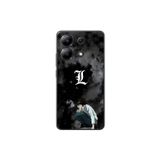Dali Design Xiaomi Redmi Note 13 Uyumlu Şeffaf Kılıf Death Note 2 Tasarımlı