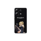 Dali Design Xiaomi Redmi Note 13 Uyumlu Şeffaf Kılıf Death Note 3 Tasarımlı