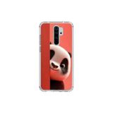 Dali Design Xiaomi Redmi Note 8 Pro Uyumlu Şeffaf Kılıf 4 Peluş Panda Tasarımlı