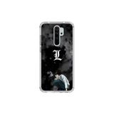 Dali Design Xiaomi Redmi Note 8 Pro Uyumlu Şeffaf Kılıf Death Note 2 Tasarımlı