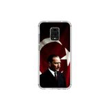 Dali Design Xiaomi Redmi Note 9 Pro Uyumlu Şeffaf Kılıf Atatürk 4 Tasarımlı