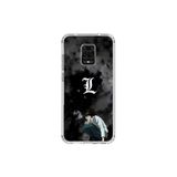 Dali Design Xiaomi Redmi Note 9 Pro Uyumlu Şeffaf Kılıf Death Note 2 Tasarımlı