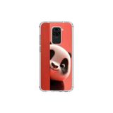 Dali Design Xiaomi Redmi Note 9 Uyumlu Şeffaf Kılıf 4 Peluş Panda Tasarımlı