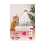 Dali Pet Kedi Kumu Filtresi, Elekli Filtre, Kokusuz – Kedi Tuvaleti Temizleme Filtresi, Kedi Bakım, Kolay ve Zahmetsiz Temizlik, Kapalı ve Açık Tuvaletler için Uyumludur, TekliPaket