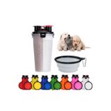 Dalian Home Kedi - Köpek Seyehat Su Matarası Katlanabilir Mama Kabı Taşınabilir Suluk ve Mama KAbı
