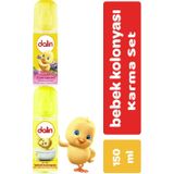 Dalin 150 ml Bıcı Bıcı Kokusu-Çiçek Bahçesi Karma 2'li Bebek Kolonyası Set