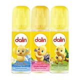 Dalin 150 ml Okyanus Ferahlığı + 150 ml Çiçek Bahçesi + 150 ml Orman Esintisi Bebek Kolonya Seti
