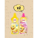 Dalin 1500 ml Sıvı Çamaşır Deterjanı ve Bahar Ninnisi Yumuşatıcı 2'li Set Çocuk ve Bebek Ürünü