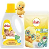 Dalin 2'li Özel Set Dalin Sıvı Çamaşır Deterjanı 1500 ml x 2 Adet Leke Çıkarıcı 500 gr - 1,5 lt