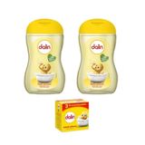 Dalin 2x100 ml Klasik Bebek Şampuanı + Dalin Hassas Ciltler için 3'lü Bebek Sabunu