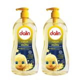 Dalin 2x700 ml Rahatlatıcı Vanilya Kokulu Saç ve Vücut Şampuanı