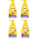 Dalin 4 Parça Orman Meyvesi Kokulu Köpük Sabun 200 ml Hassas Ciltler İçin Hipoalerjenik Formül