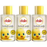 Dalin 50 ml 3 Adet Klasik Mini Bebek Yağı