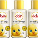 Dalin 50 ml 3 Adet Klasik Mini Bebek Yağı