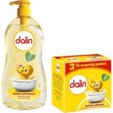 Dalin 700 ml Klasik Bebek Şampuanı ve 3'lü Hasasa Ciltler İçin Bebek Sabunun