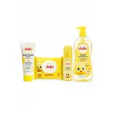 Dalin Bebek Bakım Seti - 700 ml Şampuan + 100 ml Pişik Kremi + 100 ml Bıcı Bıcı Kolonya + 56'lı Islak Mendil