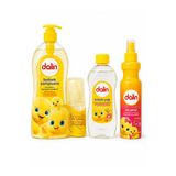 Dalin Bebek Bakım Seti - 700 Ml Şampuan + 200Ml Badem Yağlı Kolay Tarama Spreyi + 300 Ml Bebek Yağı + 100 Ml Bıcı Bıcı Kolonya