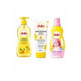 Dalin Bebek Bakım Ve Çamaşır Seti - 1200 Ml Yumuşatıcı + 700 Ml Şampuan + 100 Ml Pişik Kremi 3'Lü Paket