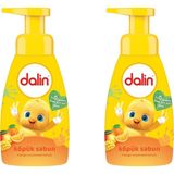 Dalin Bebek Köpük Sabunu Mango ve Portakal Aromalı 200 ml x 2 Adet Paraben İçermez