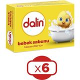 Dalin Bebek Sabunu 100 g x 6 Hassas Ciltler İçin Özel Formül Bebek Banyo Ürünü
