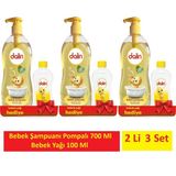 Dalin Bebek Şampuanı 700 Ml + 100 Ml Bebek Yağı 2 Li X 3 Set