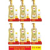 Dalin Bebek Şampuanı 700 ml + 100 ml Bebek Yağı 2 Li x 6 Set - Sarı