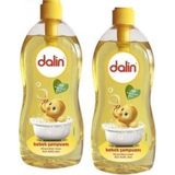 Dalin Bebek Şampuanı 700 ml x 2 Adet Göz Yakmayan Formül SLES İçermez Hassas Ciltler İçin Özel - 0 - 9 Yaş - Sarı