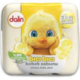 Dalin Bebek Şampuanı Sabun Formül Klasik 3X75GR Alkol İçermez Tüm Cilt Tipleri İçin