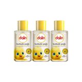 Dalin Bebek Yağı 50 ml Klasik Mini, 3'lü Set
