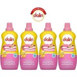 Dalin Çamaşır Yumuşatıcı Konsantre 1.2Lt Düş Bahçesi 4 Lü Set