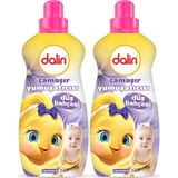 Dalin Çamaşır Yumuşatıcı Konsantre 1500 ml Düş Bahçesi (2'li Set) (Bebeklere Özel) - 1,5 lt