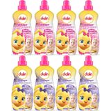 Dalin Çamaşır Yumuşatıcı Konsantre 1500ML Bahar Ninnisi + 1500ML Düş Bahçesi (Karma 8 Li Set)