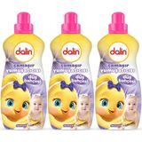Dalin Çamaşır Yumuşatıcı Konsantre 1500ML Düş Bahçesi (3 Lü Set) (Bebeklere Özel) - 1,5 lt