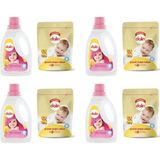 Dalin Çamaşır Yumuşatıcısı Düş Bahçesi 1500 ml 4 Adet + Granül Sabun Toz Deterjan 500 gr 4 Adet - 1,48 lt