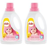 Dalin Çamaşır Yumuşatıcısı Soft 1,5 Lt x 2 Bebek ve Çocuklar İçin Hipoalerjenik Özellikli - 1,48 lt