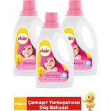 Dalin Düş Bahçesi Çamaşır Yumuşatıcısı 1500 ml 3 Adet Dalin Yumuşatıcı 1500 - 118 ml