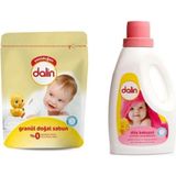 Dalin Düş Bahçesi Çamaşır Yumuşatıcısı 1500 ml + Granül Doğal Sabun 1000 ml - 1,48 lt