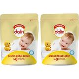 Dalin Granül Toz Sabun 1000 gr x 2 Çocuk ve Bebek Ürünü Beyaz ve Renkliler İçin Güvenli