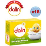 Dalin Hassas Ciltler İçin 18x100 gr Çoklu Paket Bebek Sabunu