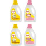 Dalin Hipoalerjenik Sıvı Çamaşır Deterjan 1500 ml (2 Adet) ve Bahar Ninnisi Yumuşatıcı 1500 ml (2 Adet)