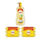 Dalin Klasik 700 ml + 200 ml Bebek Şampuanı+ Dalin 3x56 Islak Havlu