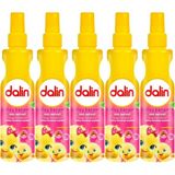 Dalin Kolay Saç Tarama Spreyi, 200 ml, Badem Özlü, Panthenol İçeren, 5'li Set